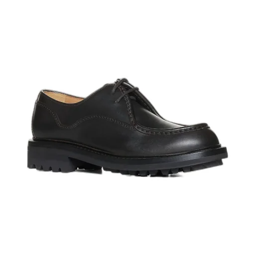 Round-Toe Lace-Up Shoes