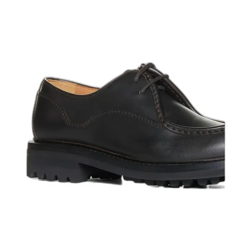Round-Toe Lace-Up Shoes