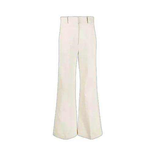 Straight-Leg Cut Trousers