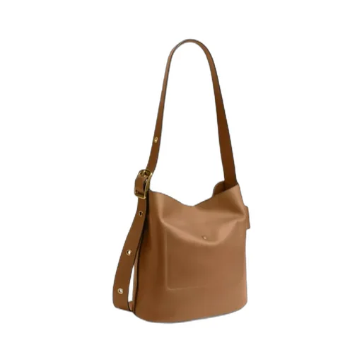 Bleecker Grained Leather Shoulder Bag