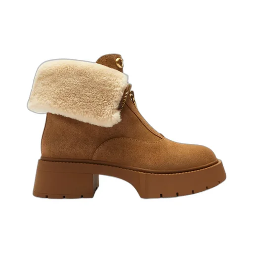 Zip Shearling Trainers