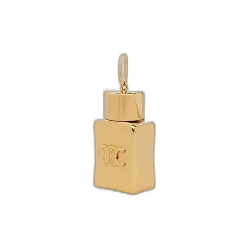 Separables Bottle Pendant In Brass With Gold Finish