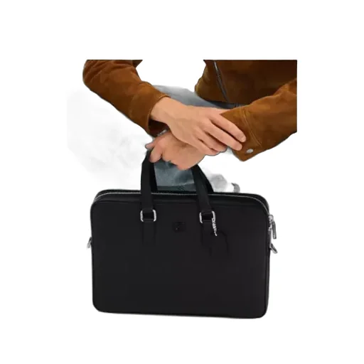 Caden Top Handle Leather Briefcase