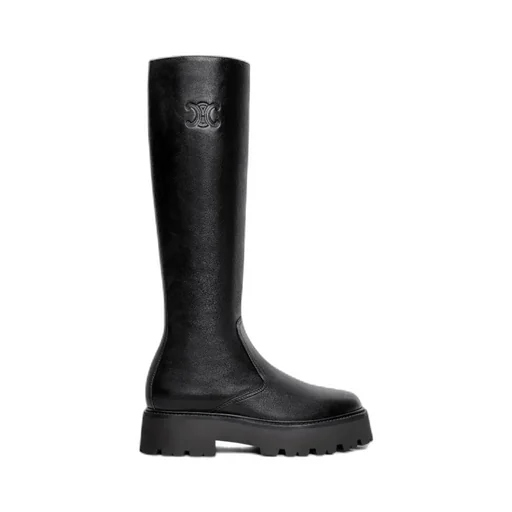 Bulky Zipped Boot With Triomphe In Calfskin