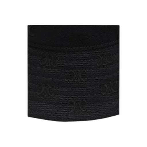 Mini Triomphe Bucket Hat In Cotton