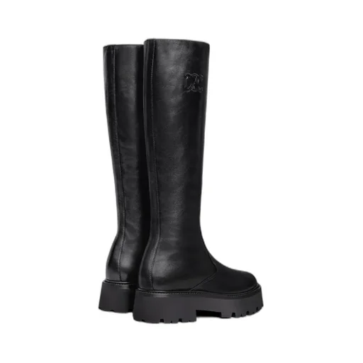 Bulky Zipped Boot With Triomphe In Calfskin