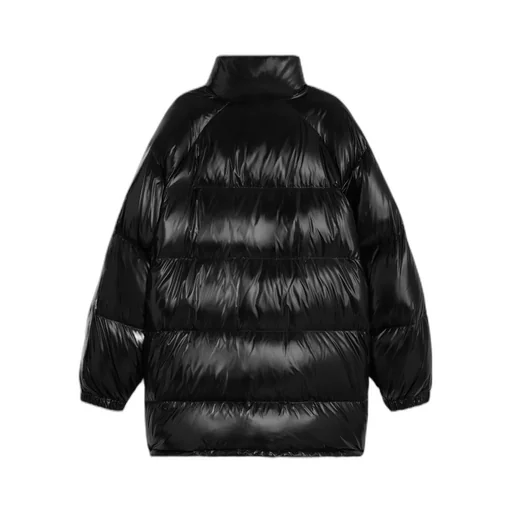 Long Triomphe Down Jacket In Lightweight Nylon