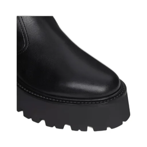 Bulky Zipped Boot With Triomphe In Calfskin