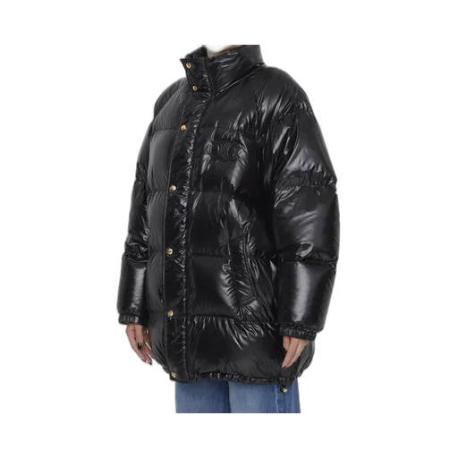 Long Triomphe Down Jacket In Lightweight Nylon