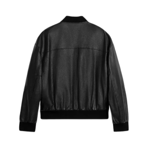 Oversized Bomber Jacket In Calfskin