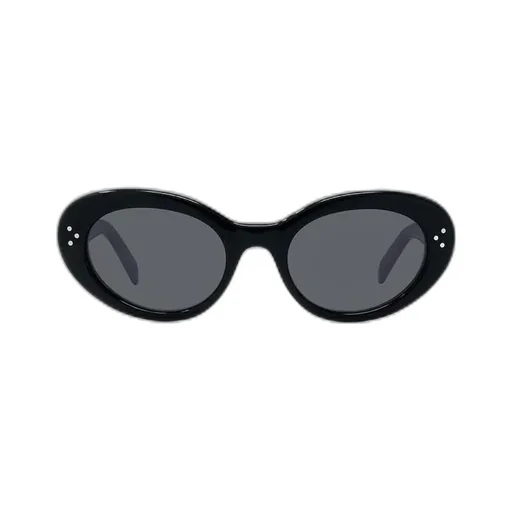 Oval-Frame Tinted Sunglasses