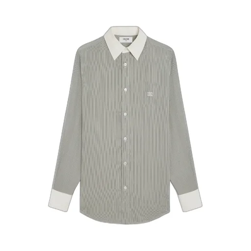 Romy Shirt In Striped Silk