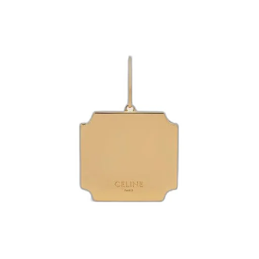 Separables Triomphe Plate Pendant In Brass With Gold Finish