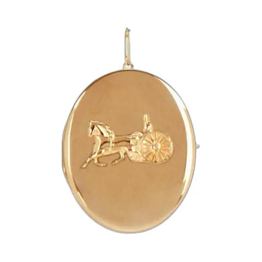 Sulky Box Separables Pendant In Gold Brass And Steel