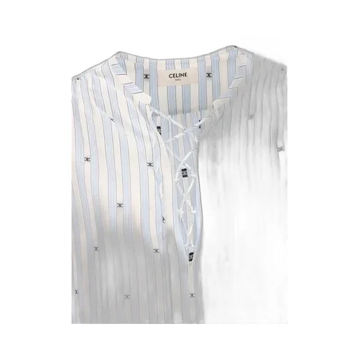 Romy Blouse In Striped Silk