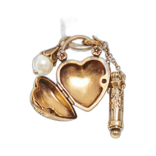 Heart-Charm Chain Bracelet