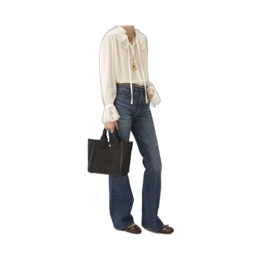 Carry Logo Detailed Small Tote Bag