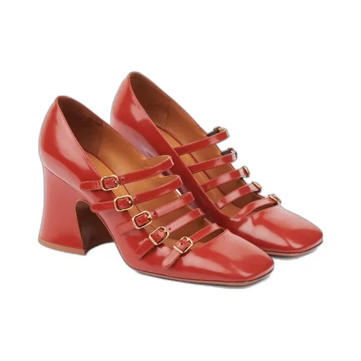 Square Toe High Heels