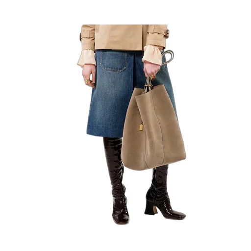 Large Double-Handle Shoulder Bag