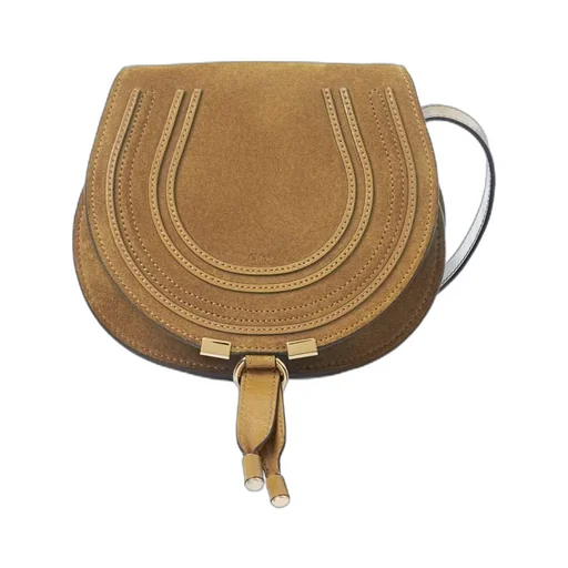 Marcie Saddle Suede Crossbody Bag