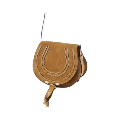 Marcie Saddle Suede Crossbody Bag