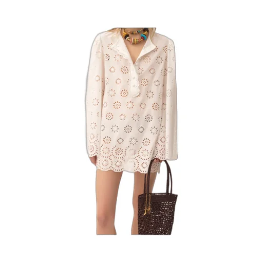 Cotton Voile Mini Dress