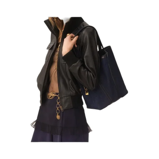 Spin Panelled Shoulder Bag