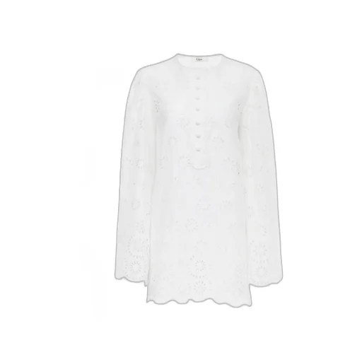 Cotton Voile Mini Dress