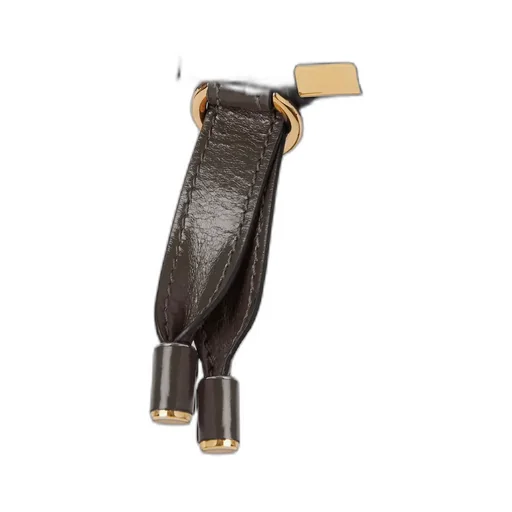 Small Marcie Saddle Bag In Suede Leather