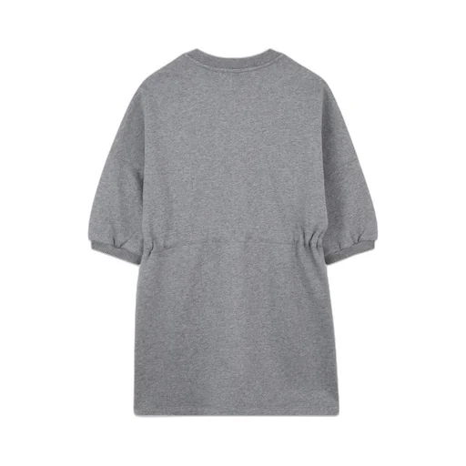 Logo Printed Crewneck Dress
