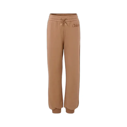 Logo Embroidered Drawstring Trousers
