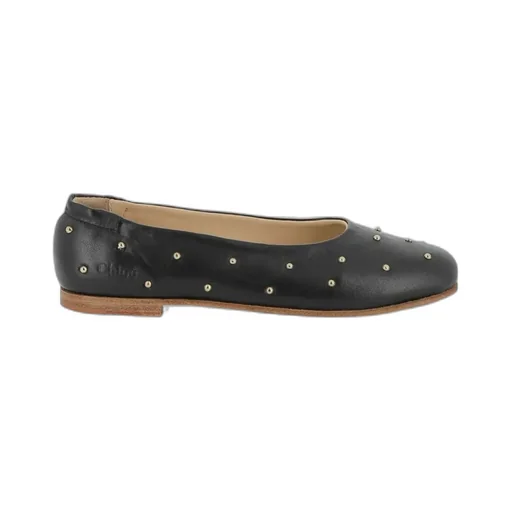 Ballet Flats With Small Studs