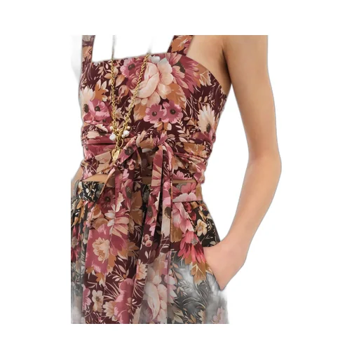 Front-Tie Cropped Tank Top