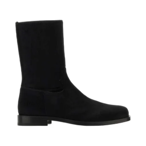 Round-Toe Ankle Boots