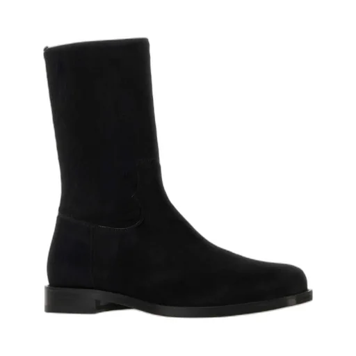 Round-Toe Ankle Boots