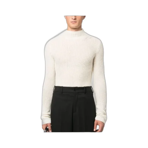 High-Neck Long-Sleeved Sweater