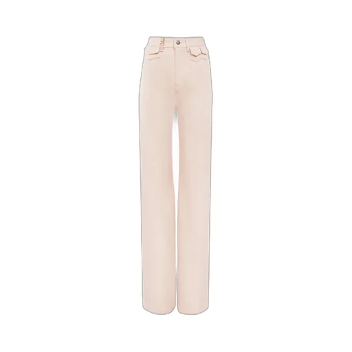 High-Waisted Flared Jeans