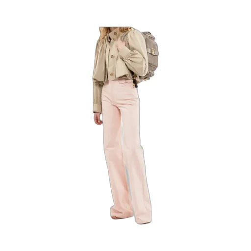 High-Waisted Flared Jeans