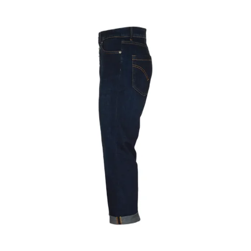 Koons Logo-Patch Tapered Cropped Jeans