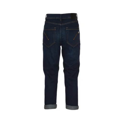 Koons Logo-Patch Tapered Cropped Jeans