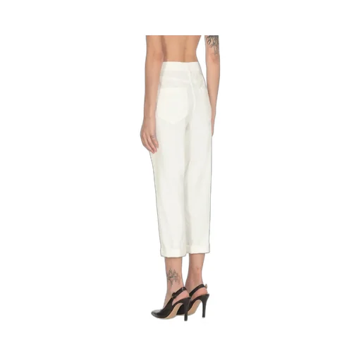 Logo-Patch Cropped Trousers