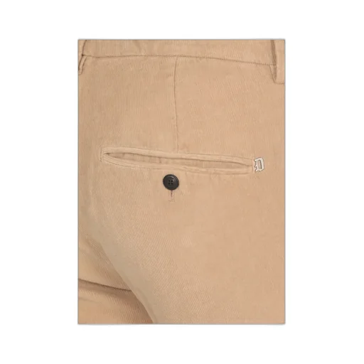 Mid-Rise Corduroy Chino Trousers