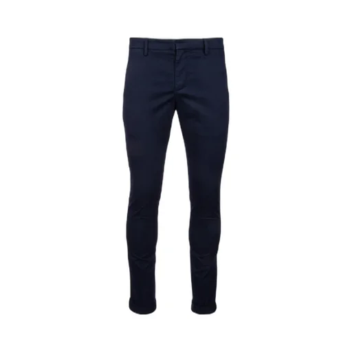 Mid-Rise Straight Leg Trousers