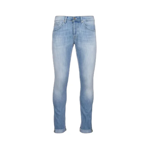 Faded Effect Slim-Leg Jeans