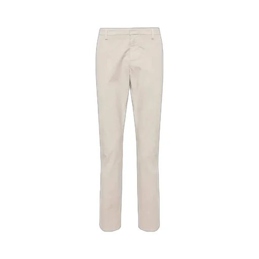 Mid-Rise Straight Leg Trousers