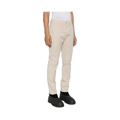 Mid-Rise Straight Leg Trousers