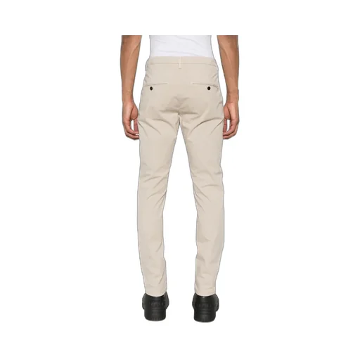 Mid-Rise Straight Leg Trousers