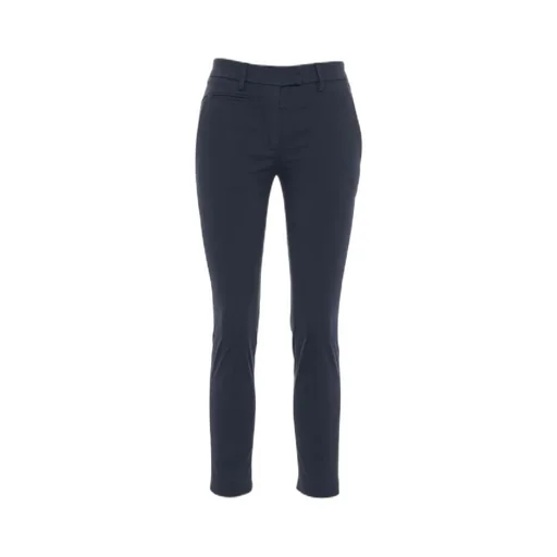 Cropped Slim Fit Trousers