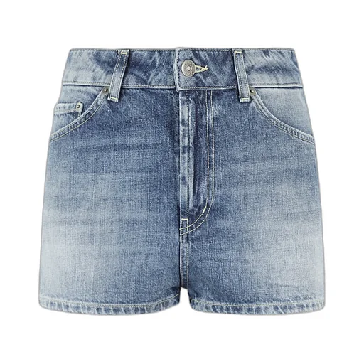 Logo Denim Shorts