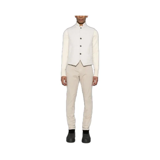 Mid-Rise Straight Leg Trousers